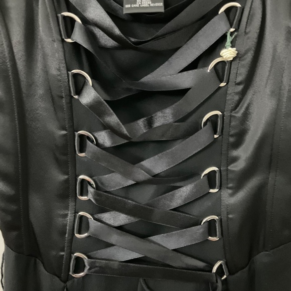 bebe lace up corset dress vintage Y2K - Picture 5 of 5